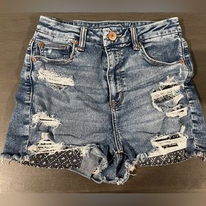 American Eagle Size 4 High Rise Curvy Shorts